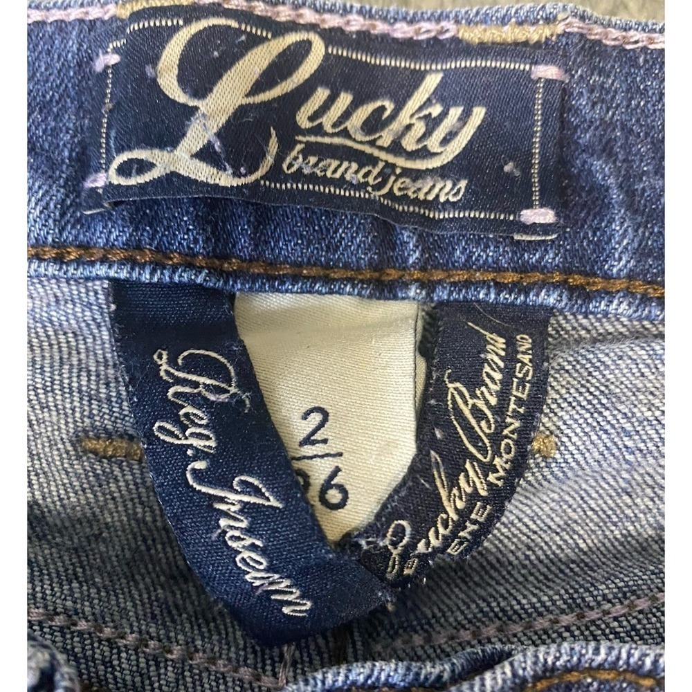 Lucky Brand Sweet & Low Women's Jeans Size 2/26 Reg Inseam - Picture 4 of 11